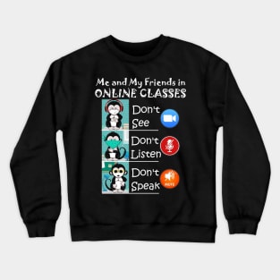 Online Students Crewneck Sweatshirt